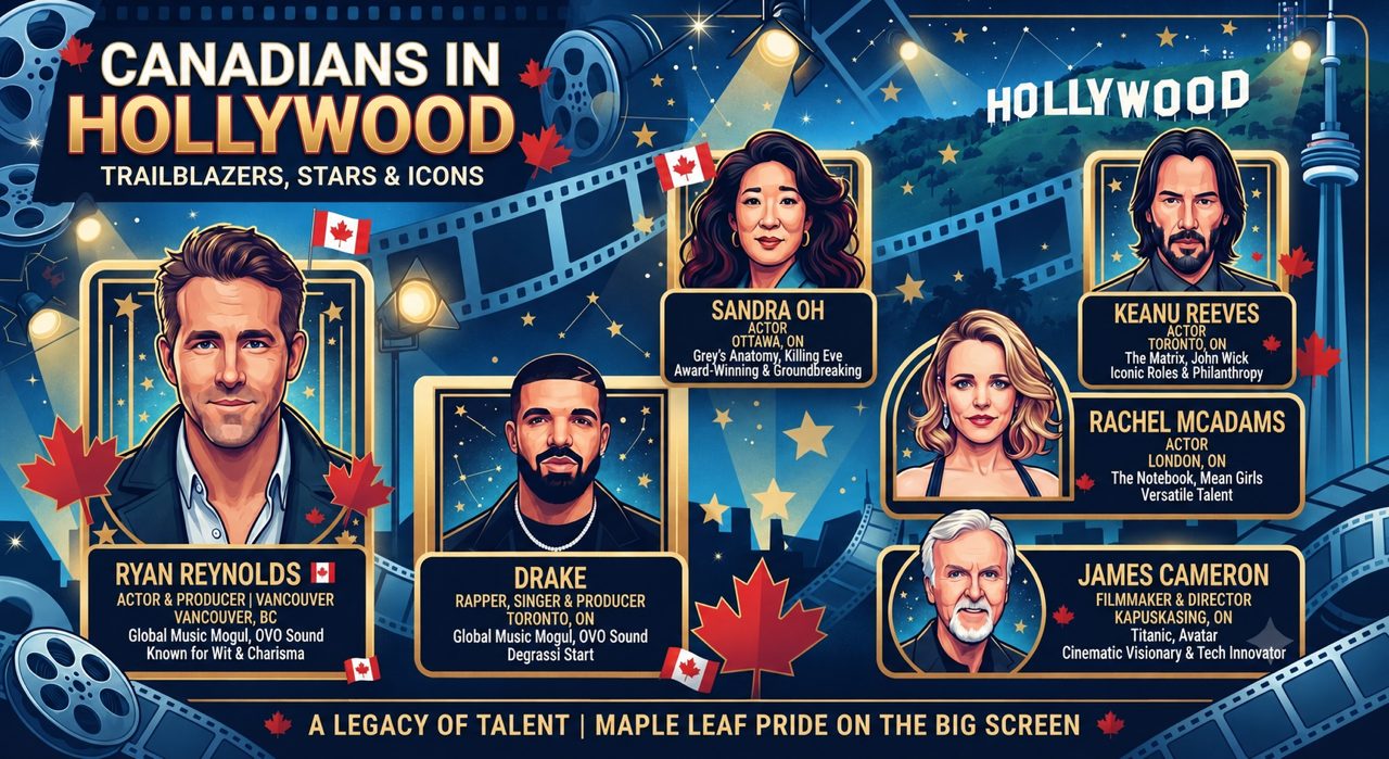 Canadians in Hollywood Banner